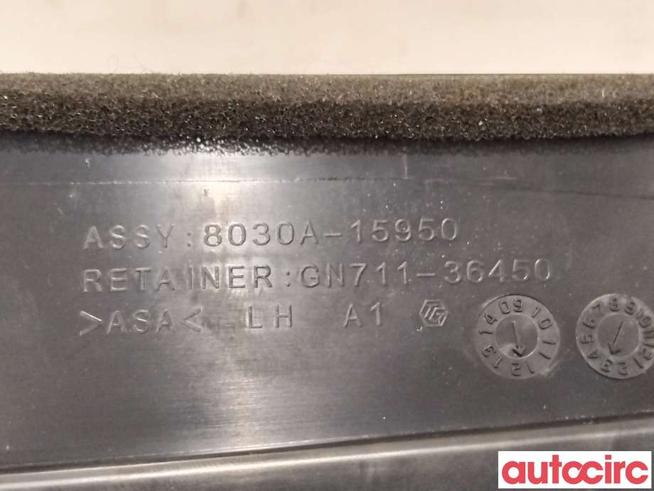 Dashbord friskluftdyse til Citroën C4, Aircross 2012-2017  (CITROEN|1607514980||8030A-15950)