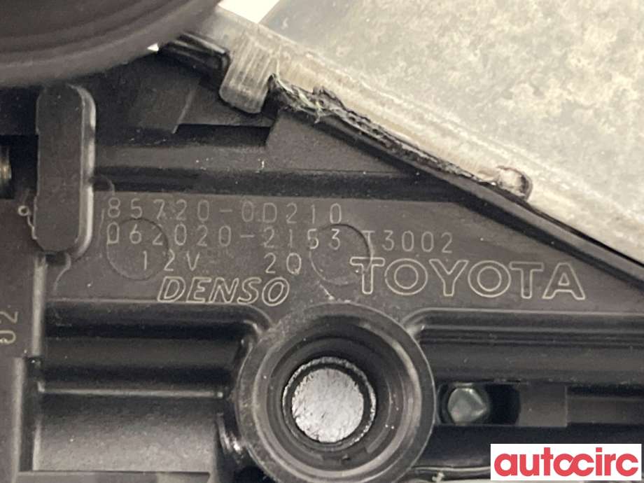 Ruteheis venstre foran til Toyota Yaris 2012-2014 (Type III, Fase 1)  (TOYOTA|698200D310|062020-2153|85720-0D210)