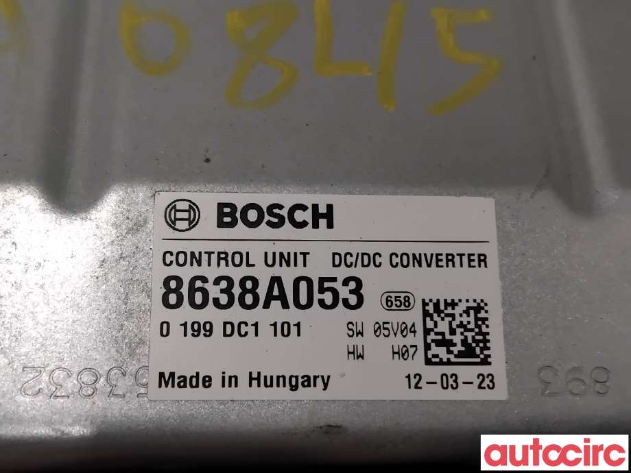 Styreenhet diverse til Citroën C4, Aircross 2012-2017  (CITROEN|NO NR|0199DC1101|8638A053)