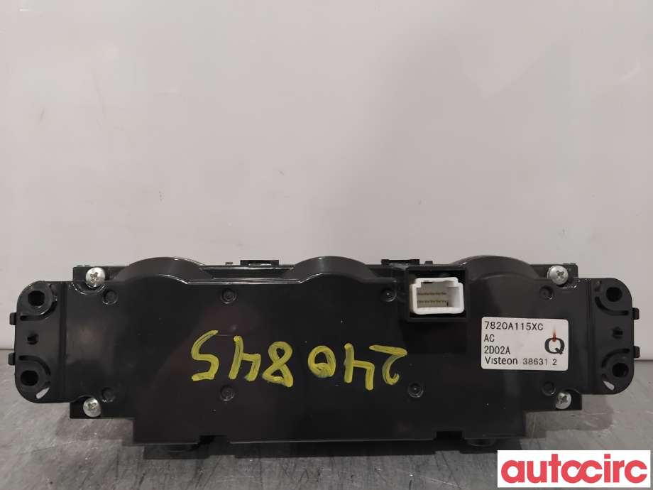 Varmeapparat betjening til Citroën C4, Aircross 2012-2017  (CITROEN|6477K4||7820A115XC)