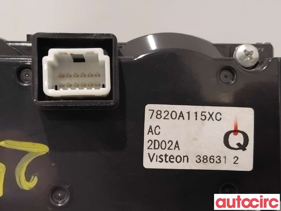 Varmeapparat betjening til Citroën C4, Aircross 2012-2017  (CITROEN|6477K4||7820A115XC)
