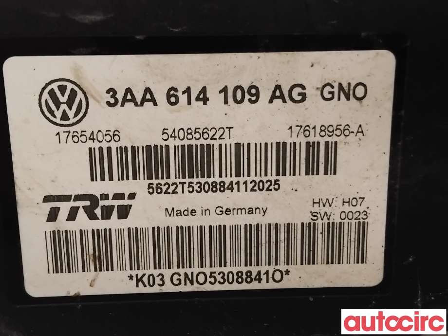 ABS sentral til VW Passat 2011-2015 (B7) (B7) (VOLKSWAGEN|3AA614109BM|54085622T|3AA614109AG)