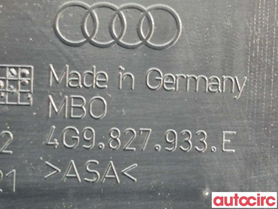Spoiler bakluke til Audi A6, Allroad 2012-2014 (Type III, Fase 1) (C7) (C7) (AUDI|4G9827933E|)