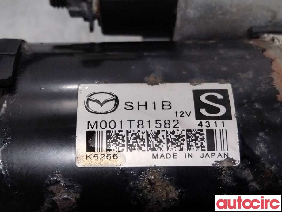 Starter diesel til Mazda 6 2013-2015 (Type III, Fase 1)  (MAZDA|SH1B-18-400|M001T81582|SH1B)