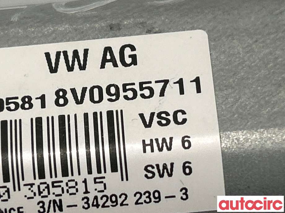 Viskermotor bakrute til Audi A3 2012-2016 (Type III, Fase 1)  (AUDI|8V0955711|W000030581|8V0955711D)
