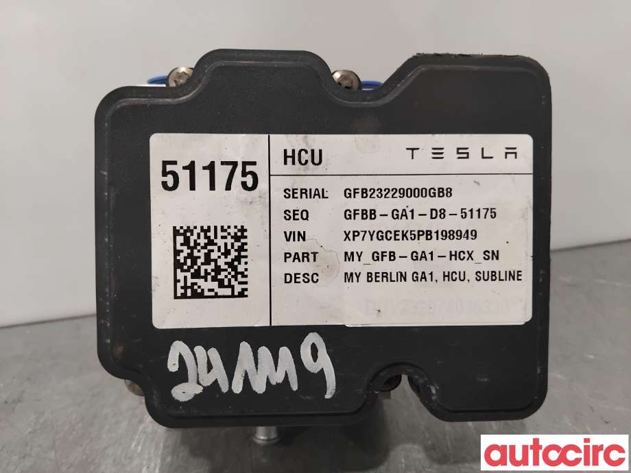 ABS sentral til Tesla Model Y 2021-2024 (Type I)  (TESLA|1044746-00-A|0265296451|1044745-10-B)