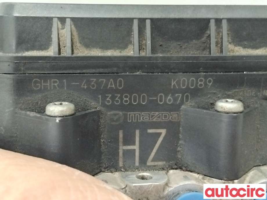 ABS sentral til Mazda 6 2013-2015 (Type III, Fase 1)  (MAZDA|GHY1-43-7A0H|133800-0670|GHR1-437A0)