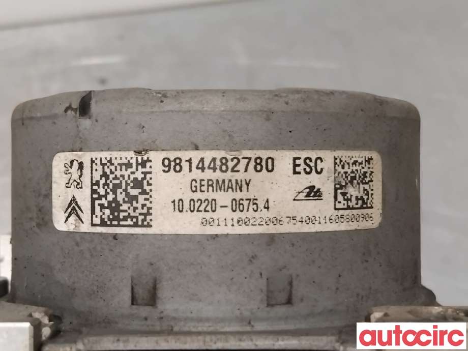 ABS sentral til Peugeot 208 2012-2019 (Type I) (PEUGEOT|1616770880|285153-91073|9814482780)