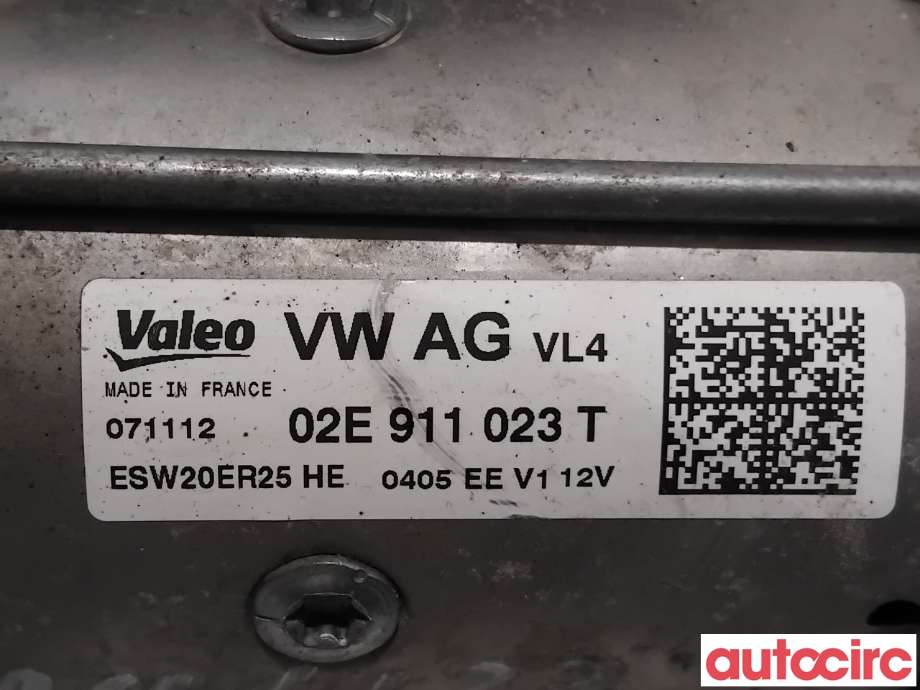 Starter diesel til VW Golf VII 2012-2017 (Fase 1)  (VOLKSWAGEN|02E911023TX|ESW20ER25|02E911022CX)