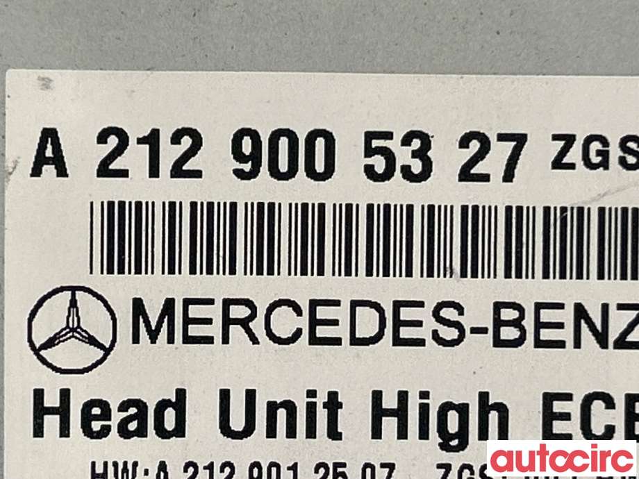 Bilstereo navigasjon til Mercedes E-Klasse 2013-2016 (Fase 2) (W212) (W212) (MERCEDES|A2129005327|NR-212-1E|A2129004829)