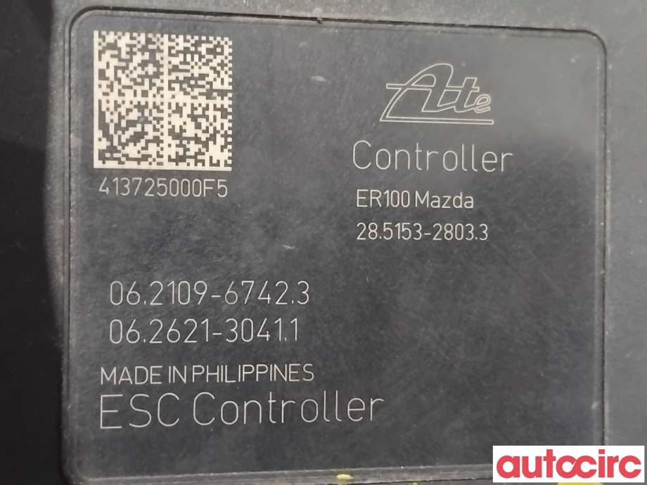 ABS sentral til Mazda 3 2013-2016 (Type III, Fase 1) (MAZDA|BHY3-43-7A0D|285153-28033|BHR1437A0)