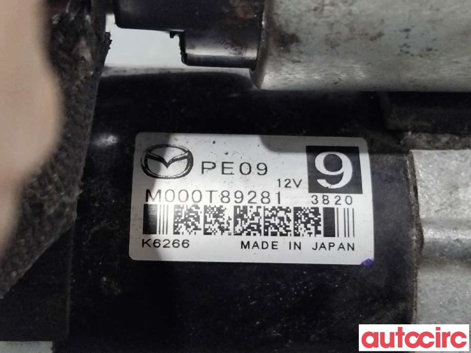 Starter til Mazda 3 2013-2016 (Type III, Fase 1)  (MAZDA|PE09-18-400|M000T89281|PE09)