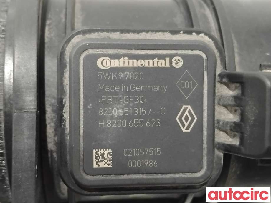 Luftmengde/luftmassemåler til Mercedes Citan 2012-2021 (W415) (W415) (MERCEDES|A6070940048|5WK97020|8200651315)