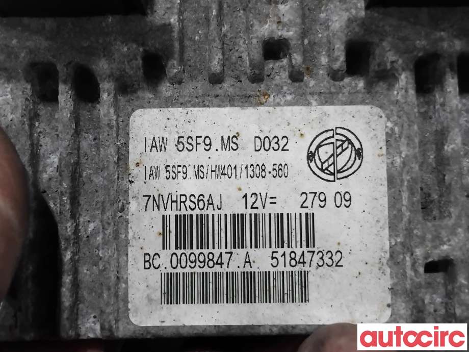 Styreenhet motor til Fiat 500 2008-2020  (FIAT|51847332|)