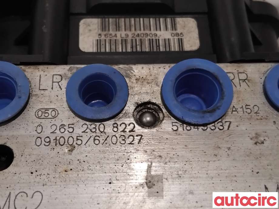 ABS sentral til Fiat 500 2008-2020  (FIAT|71753049|0265230822|51849337)