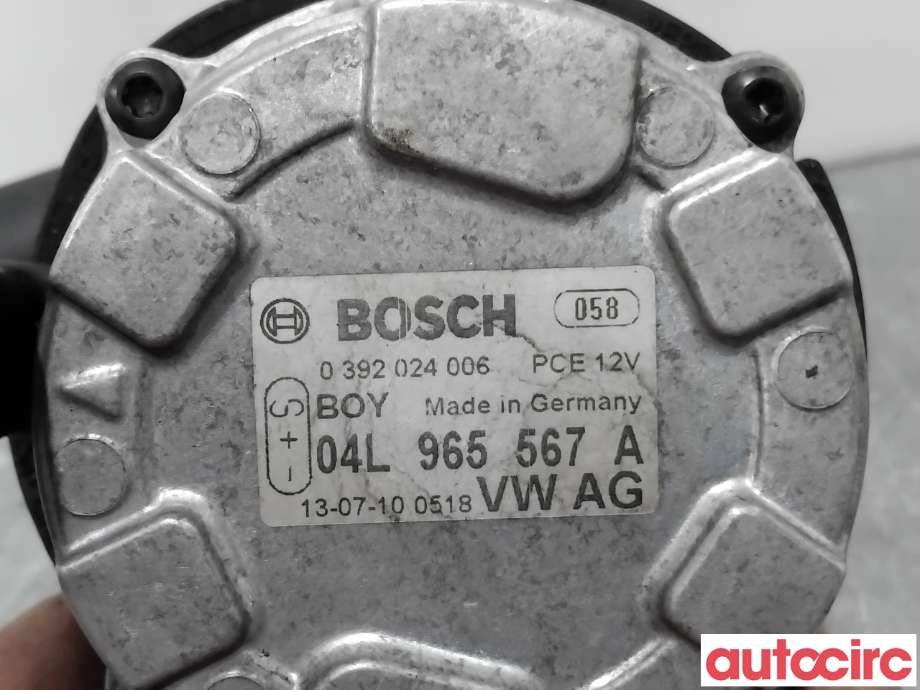 Sirkulasjonspumpe til Audi A3 2012-2016 (Type III, Fase 1)  (AUDI|04L965567A|0392024006)