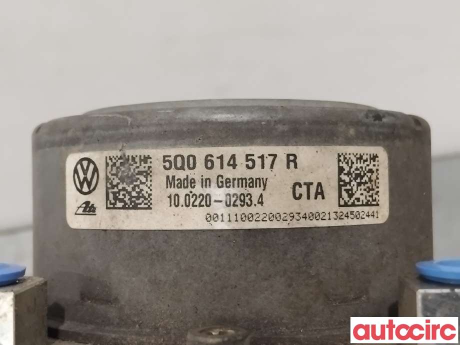 ABS sentral til Audi A3 2012-2016 (Type III, Fase 1)  (AUDI|5Q0614517T|100915-43263|5Q0614517R)