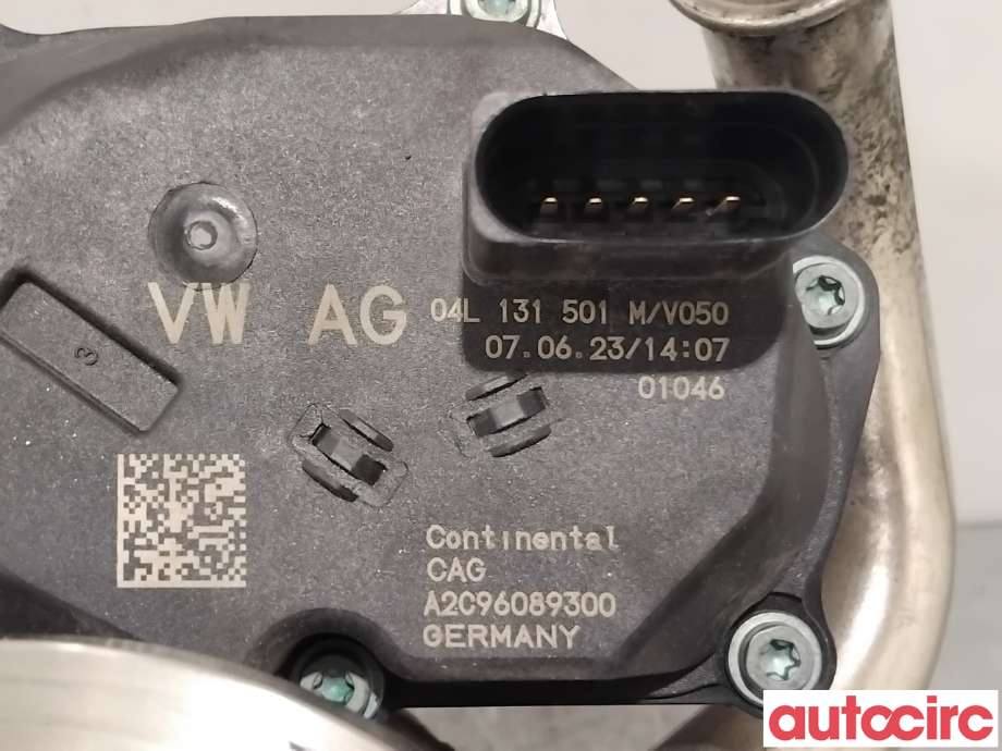 EGR-ventil til Audi A3 2012-2016 (Type III, Fase 1)  (AUDI|04L131512D|A2C96089300|04L131512BQ)