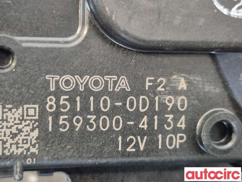 Viskermotor frontrute til Toyota Yaris 2012-2014 (Type III, Fase 1)  (TOYOTA|851100D190|159300-4134|85110-0D190)