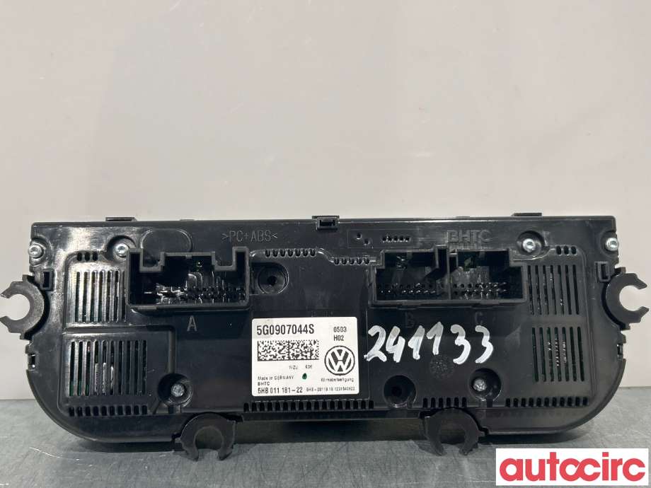 Varmeapparat betjening til VW Golf VII 2012-2017 (Fase 1)  (VOLKSWAGEN|5G0907044BE|5HB011181-22|5G0907044EC)