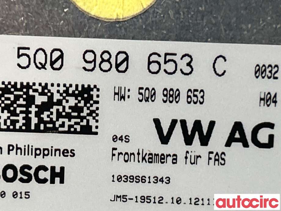 Kamera til VW Golf VII 2012-2017 (Fase 1)  (VOLKSWAGEN|5Q0980653F|0203500015|5Q0980653G)