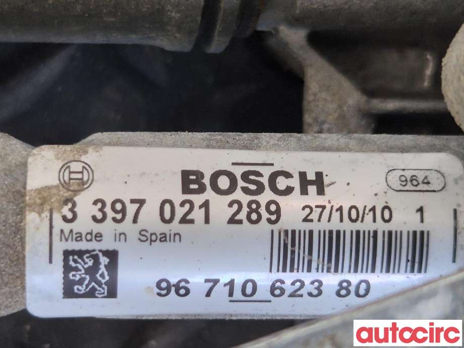 Viskermotor frontrute til Peugeot 3008 2009-2016 (Type I)  (PEUGEOT|6405PA|1397220577|9671062380)