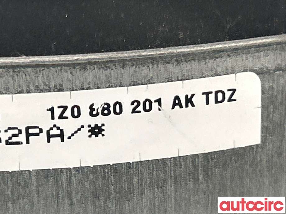 Airbag rattpute til Škoda Superb 2008-2015 (Type II)  (SKODA|1Z0880201AK)
