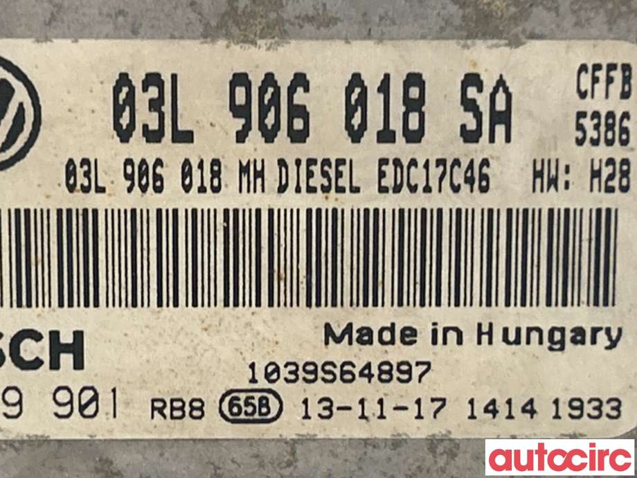 Styreenhet motor til Škoda Superb 2008-2015 (Type II)  (SKODA|03L906018SA)