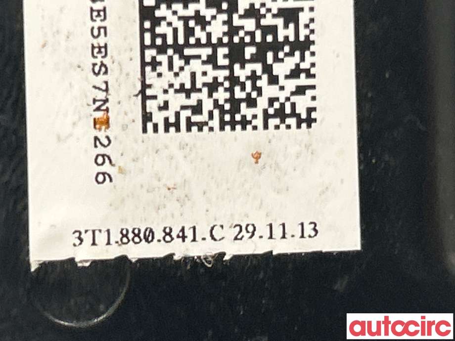 Airbag kne til Škoda Superb 2008-2015 (Type II)  (SKODA|3T1880841C)