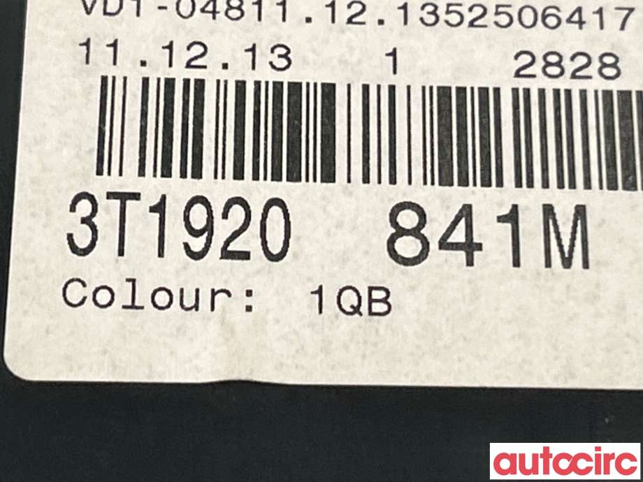 Instrumentpanel til Škoda Superb 2008-2015 (Type II)  (SKODA|3T1920841M)