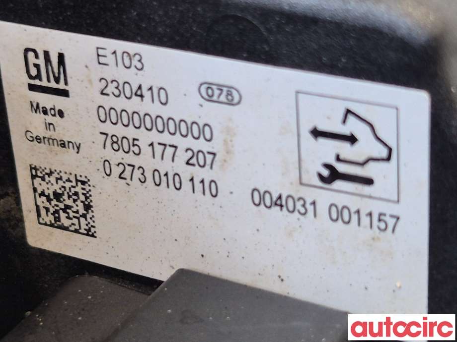 Tannstang elektrisk til Opel Astra J 2010-2015  (OPEL|39101582|13327431)