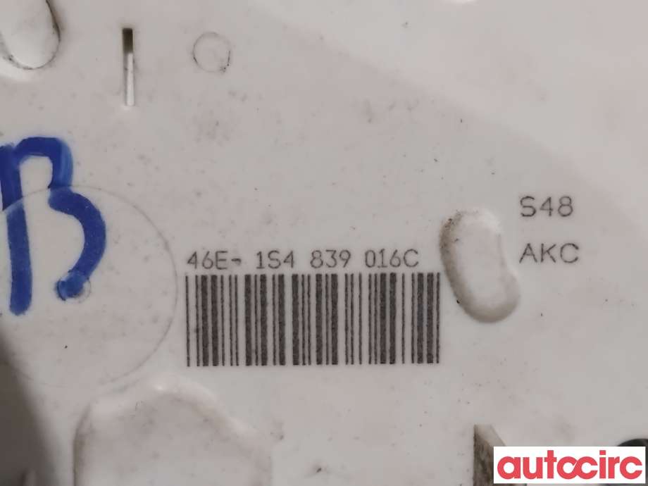 Låsekasse høyre bak til Škoda Superb 2008-2015 (Type II)  (SKODA|5N0839016D||1S4839016C)