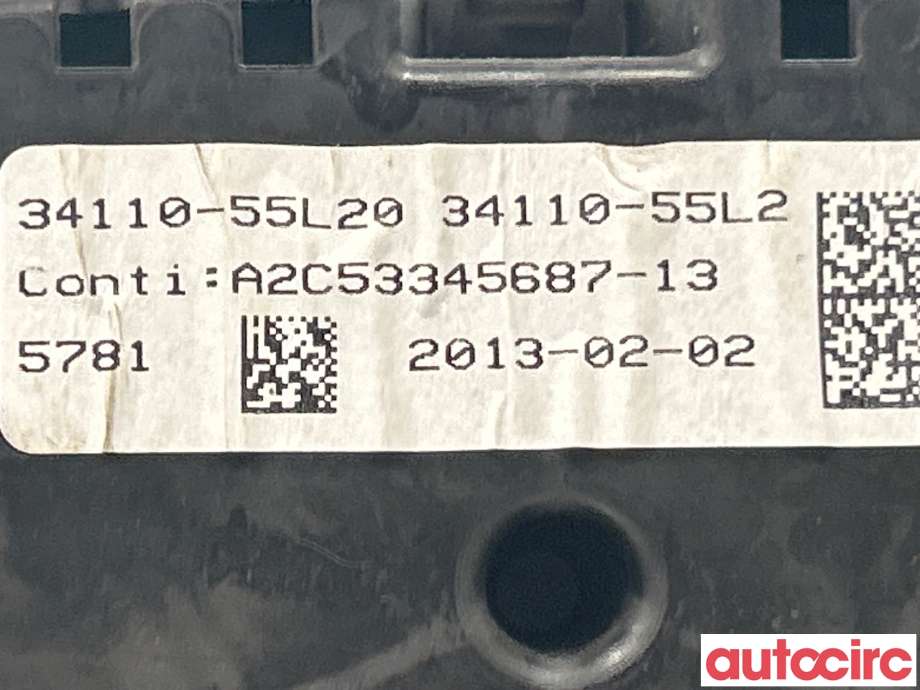 Instrumentpanel til Suzuki SX4 2009-2013 (Type I, Fase 2)  (SUZUKI|34100-55LA0)
