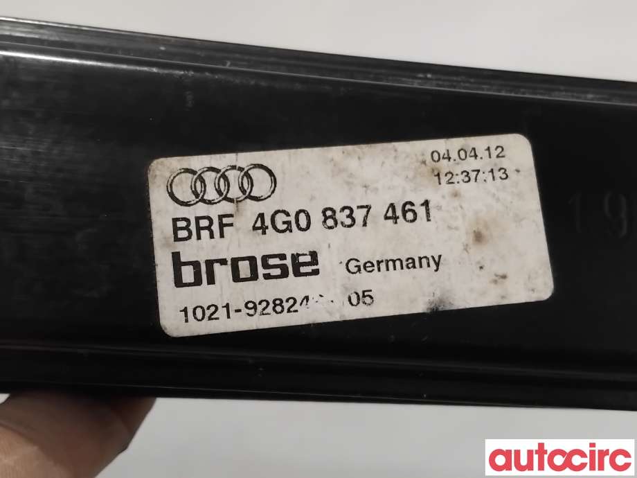 Ruteheis til Audi A6 2011-2014 (Type IV, Fase 1) (C7) (C7) (AUDI|4G0837461|1021-928249-105)