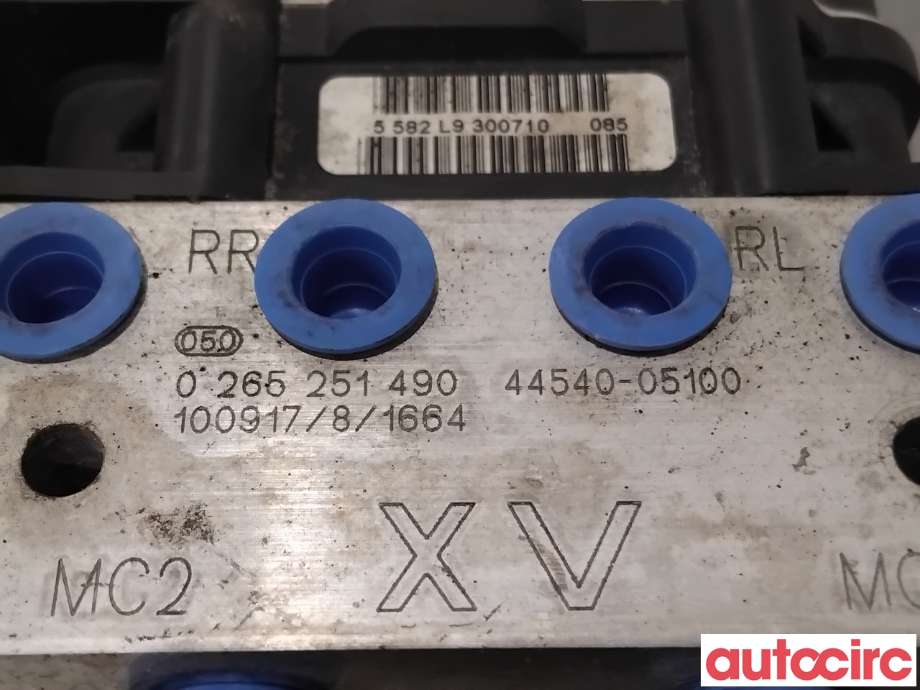 ABS sentral til Toyota Avensis 2009-2015 (Type III, Fase 1)  (TOYOTA|4405005170|0265251490|44540-05100)