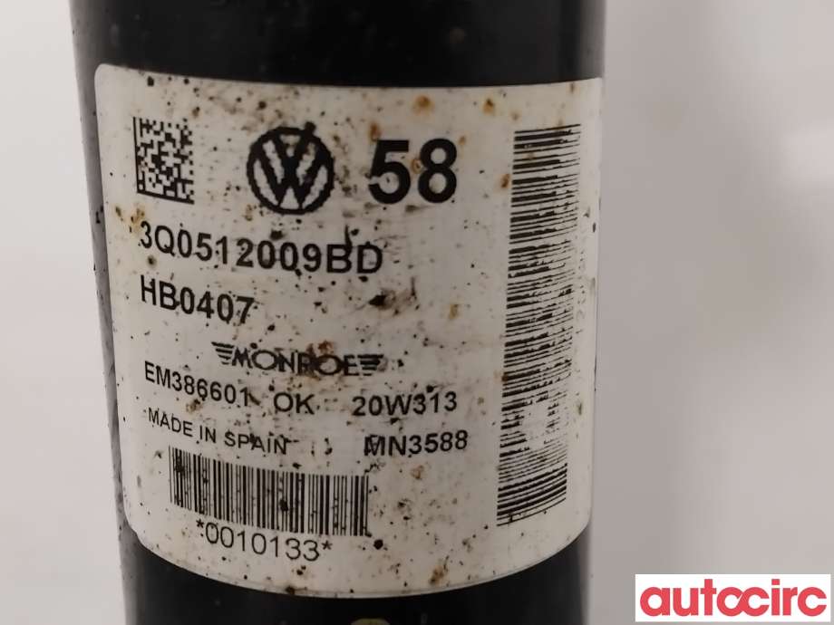 Støtdemper bak til Škoda Superb 2015-->> (Type III)  (SKODA|3Q0513045AT|EM386601|3Q0512009BD)