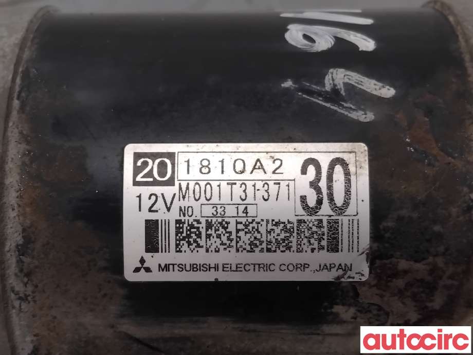 Starter diesel til Mitsubishi Outlander 2012-2015 (Type III, Fase 1)  (MITSUBISHI|1810A230|M001T31371)