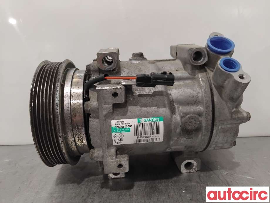 Aircondition kompressor til Nissan Qashqai 2010-2014 (Type I, Fase 2)  (NISSAN|2763000Q3J|SD7V161833|926009865R)