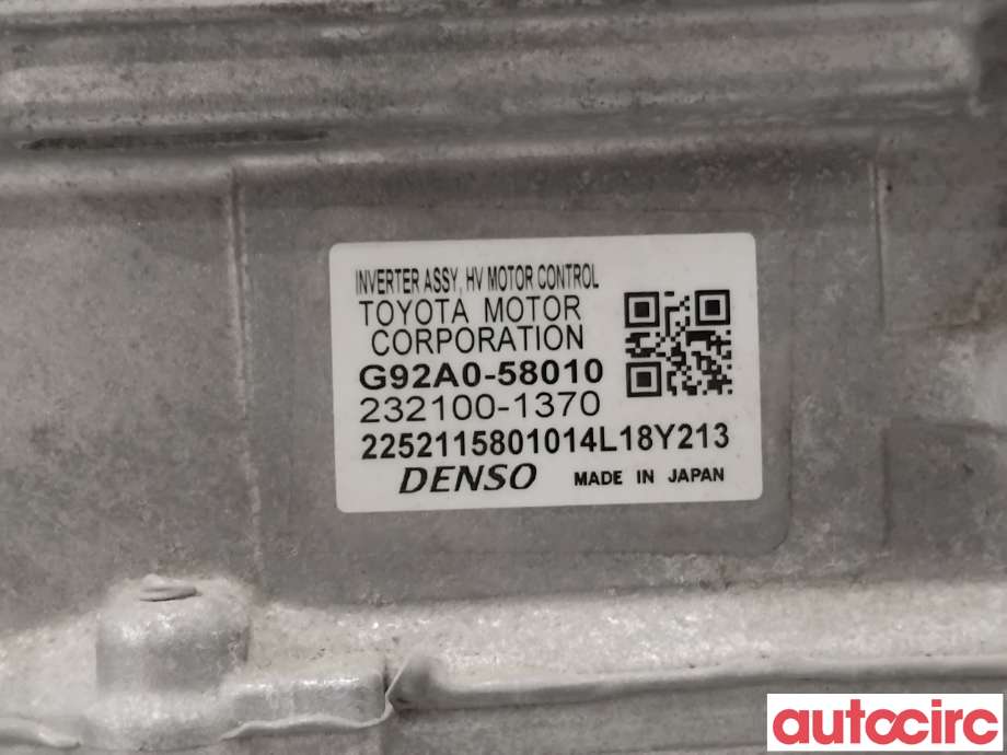 Inverter hybrid til Lexus NX 2014-2021 (Type I) (AZ10) (AZ10) (LEXUS|G92A058020|232100-1370|G92A0-58010)
