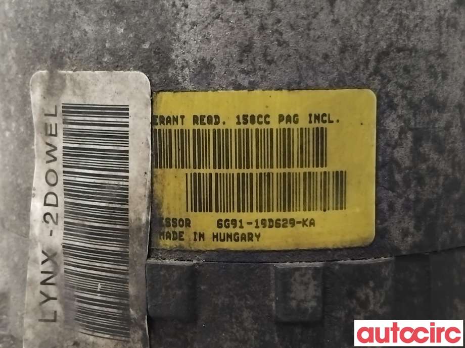 Aircondition kompressor til Ford Mondeo 2007-2010 (Type IV, Fase 1)  (FORD|1745032||6G91-19D629-KA)