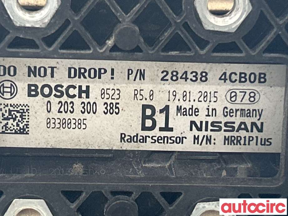 Sensor radar til Nissan X-Trail 2014-2022 (T32) (T32) (NISSAN|284384CB0B)