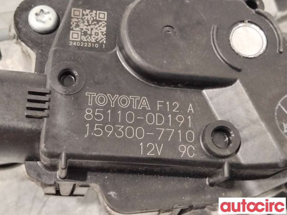 Viskermotor frontrute til Toyota Yaris 2014-2020 (Type III, Fase 2) (TOYOTA|851100D191|159300-7710|85110-0D191)