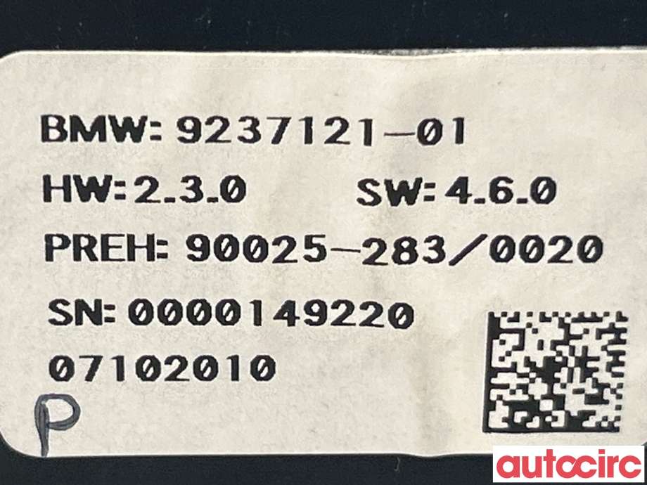 Varmeapparat betjening til BMW 5-Serie 2010-2017 (F10/F11) (F10/F11) (BMW|61319290750|)