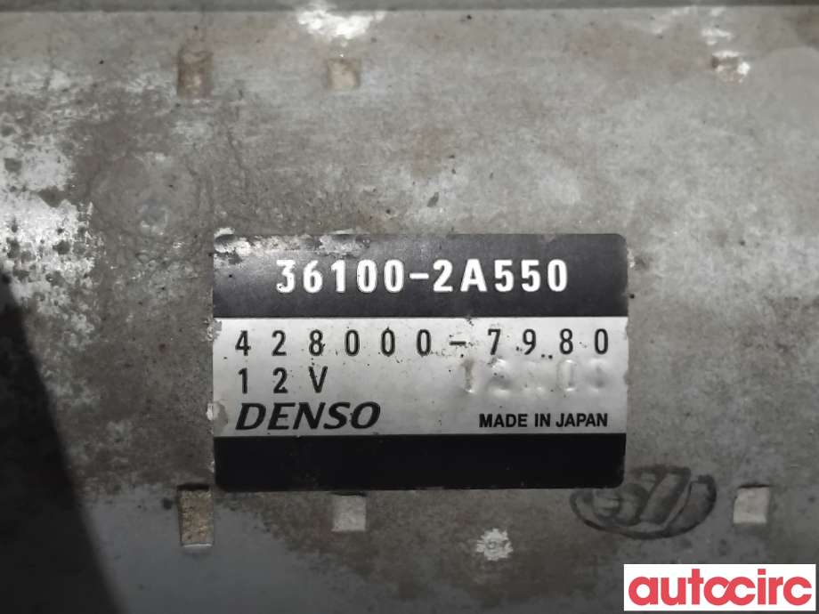 Starter diesel til Kia Sportage 2010-2016 (Type III)  (KIA|361002A550|428000-7980|36100-2A550)