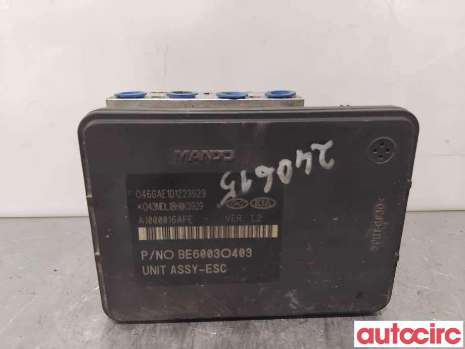 ABS sentral til Kia Sportage 2010-2016 (Type III)  (KIA|589203U420|BE6003O403|58920-3U420)