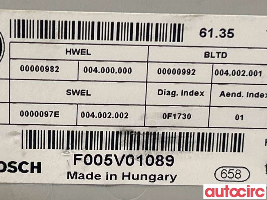 Styreenhet elektrisk bakluke til BMW 5-Serie 2010-2017 (F10/F11) (F10/F11) (BMW|61357394651)
