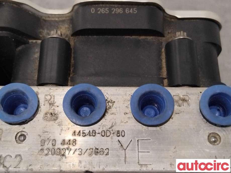 ABS sentral til Toyota Yaris 2020-->> (Type IV)  (TOYOTA|440500DG30|0265296645|44540-0D780)