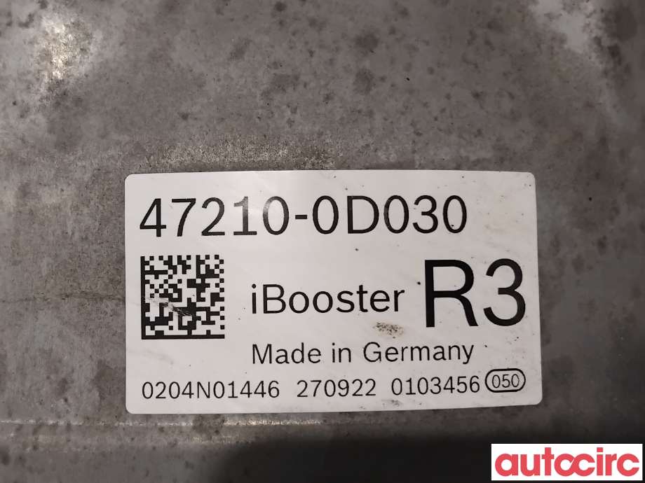 Bremsekraft-forsterker til Toyota Yaris 2020-->> (Type IV)  (TOYOTA|472100D030|0204N01446|47210-0D030)