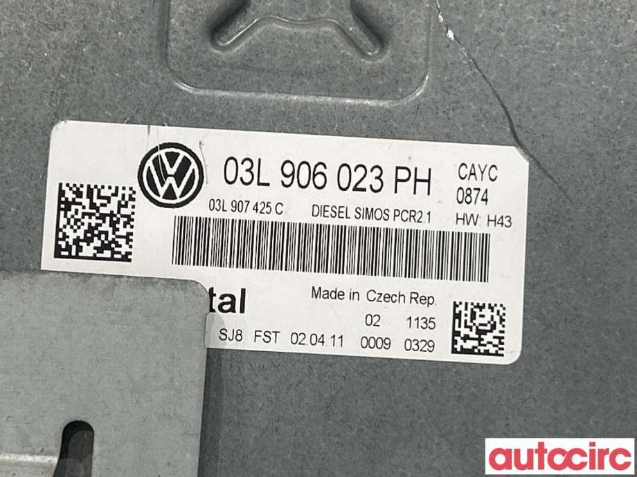 Styreenhet motor til VW Touran 2010-2015 (Type I, Fase 3)  (VOLKSWAGEN|03L906023PH)