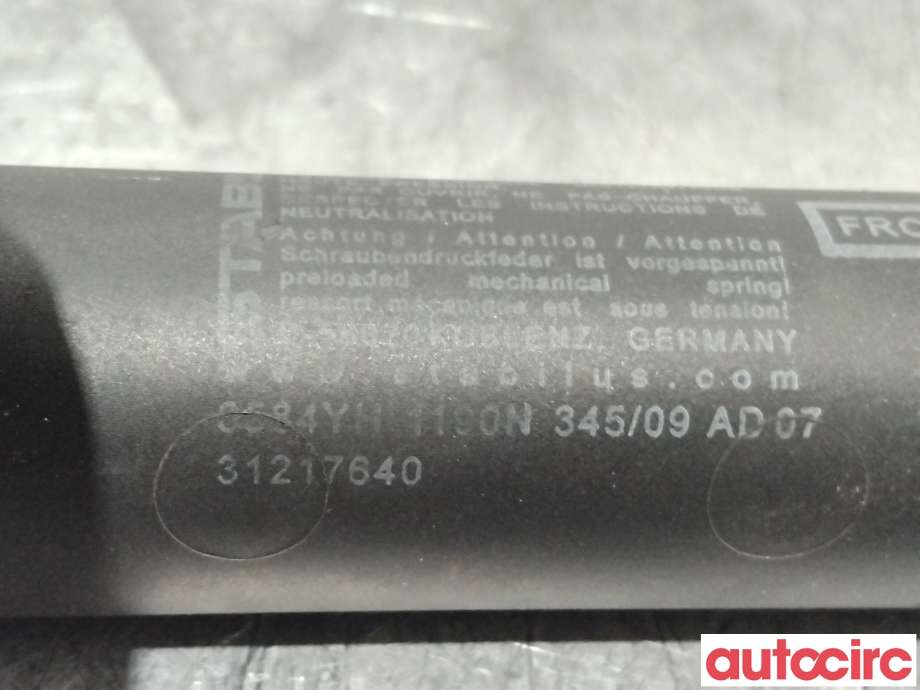 Baklukedemper til Volvo XC70 2008-2013 (Type II, Fase 1)  (VOLVO|31217640|)